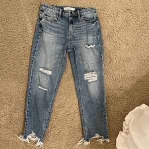 HIDDEN denim mom jean